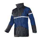 Parka professionnelle 4 en 1 CLOVER, bleu & noir, taille XL
