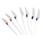 Sondes d'aspiration stériles, jeu de 6 (6,8,10,12,14,16 Ch) 