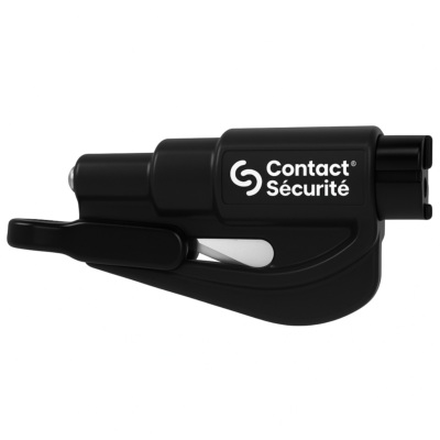 Coupe ceinture brise vitre en porte-clés ResQMe coloris noir
