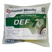 Set d'urgence pour Défibrillation Automatisée Externe DEF7