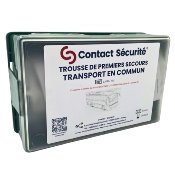 Trousse de secours garnie spéciale TRANSPORT EN COMMUN 