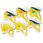 Colliers cervicaux Stifneck, lot de 3 adultes et 3 pédiatriques