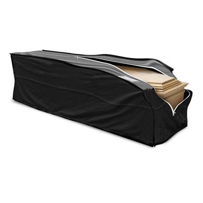 Housse de transport de cercueil noire, 2300x700x700, 300µ