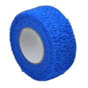 Bande de contention cohésive bleue largeur 2,5 cm