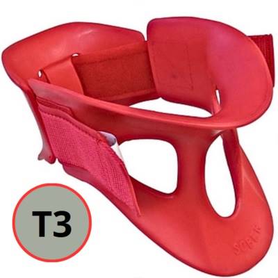 Collier cervical rigide, adulte adulte, taille 2, rouge
