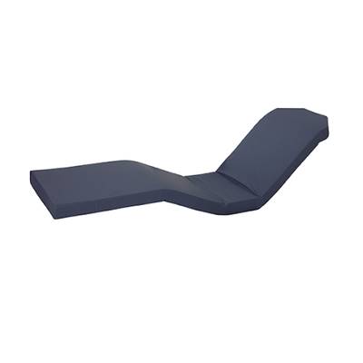 Matelas bactériostatique articulé en 5 parties coloris bleu