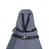 Drap housse bactériostatique avec découpes pour harnais