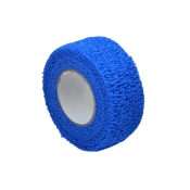 Bande de contention cohésive bleue largeur 2,5 cm