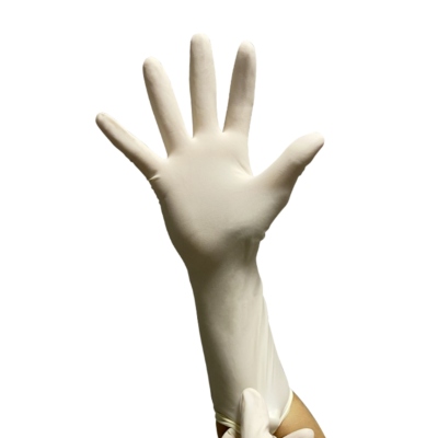 Gants latex 300 mm stériles, bte de 50 paires taille 9