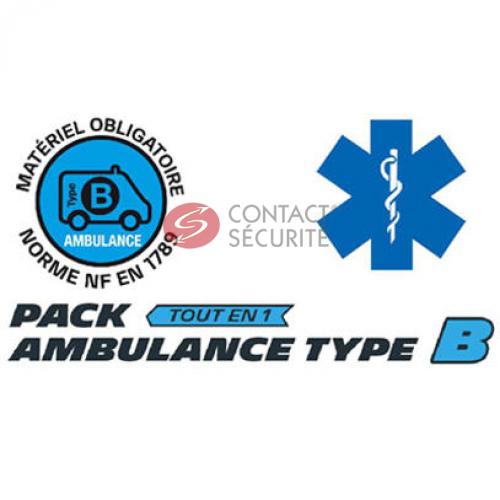 PACK COMPLET POUR AMBULANCE CATEGORIE A - TYPE B