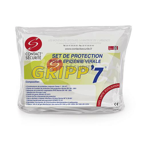 Set de protection individuelle POUR ÉPIDÉMIE VIRALE «GRIPP’7® individuel»