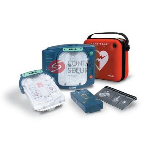 Défibrillateur Semi-Automatique, biphasique, Philips Heartstart ® HS1 avec sacoche