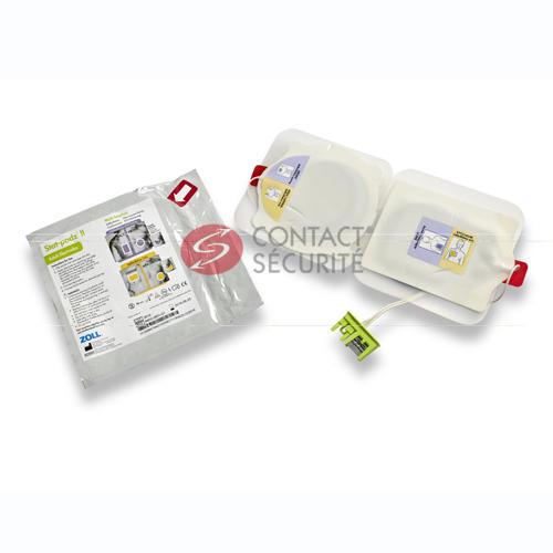Electrodes adulte Stat Padz II pour défibrillateur ZOLL AED Plus et AED PRO