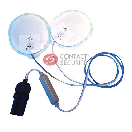 Electrodes défibrillation Pédiatrique, Saver One, SAV-C0016, la paire