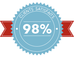 98% de clients satisfaits